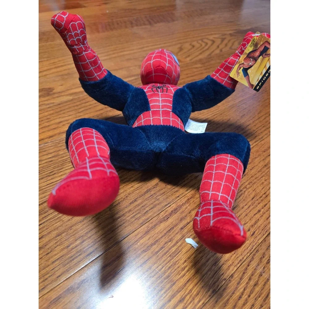 Marvel Spider-Man 2 Movie Plush 2004 Toy Biz Red Blue Collectible Figure NWT